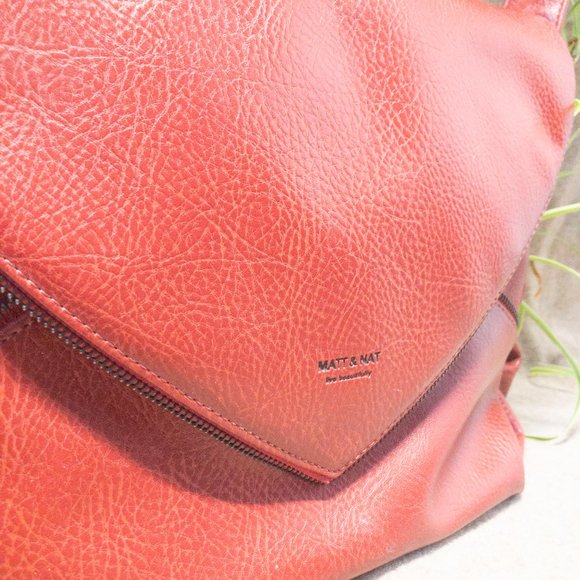 Red Matt & Nat Vegan Purse - Picture 2 of 8